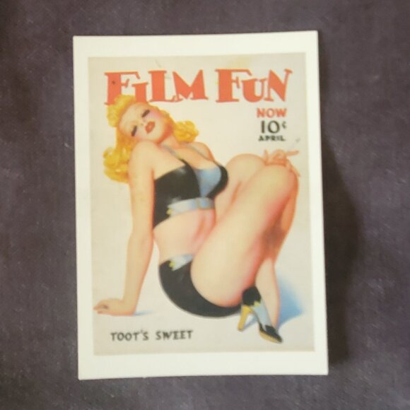 1993 SPICY Set Two NAUGHTY '30S Pulp Cover Trading Cards - Picture 4 of 5